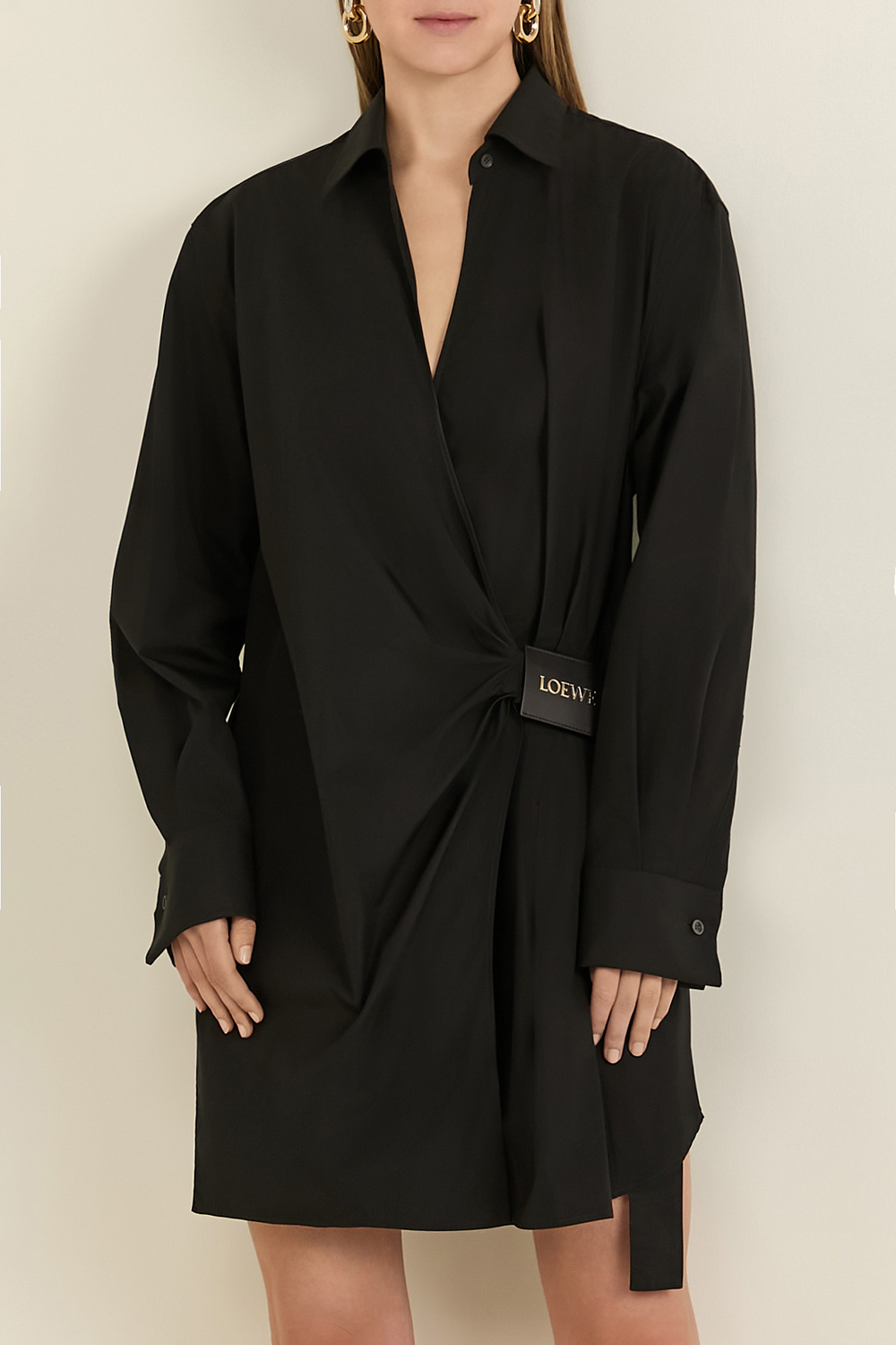 תמונת דוגמן קידמית של שמלת מעטפת