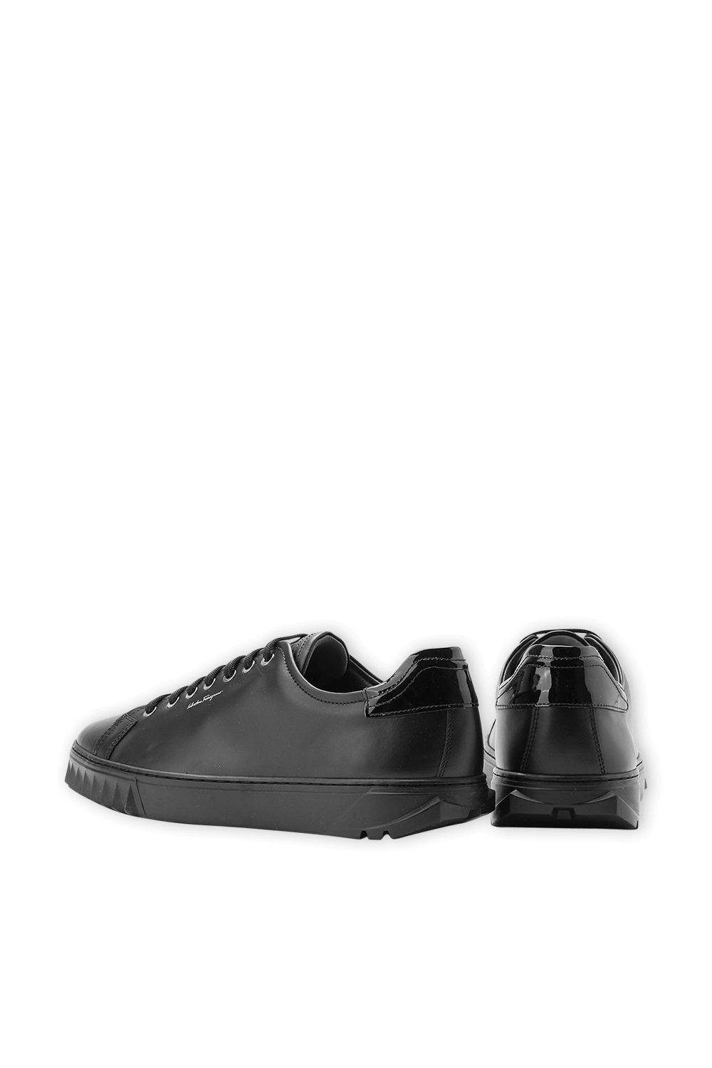 salvatore ferragamo sneakers black