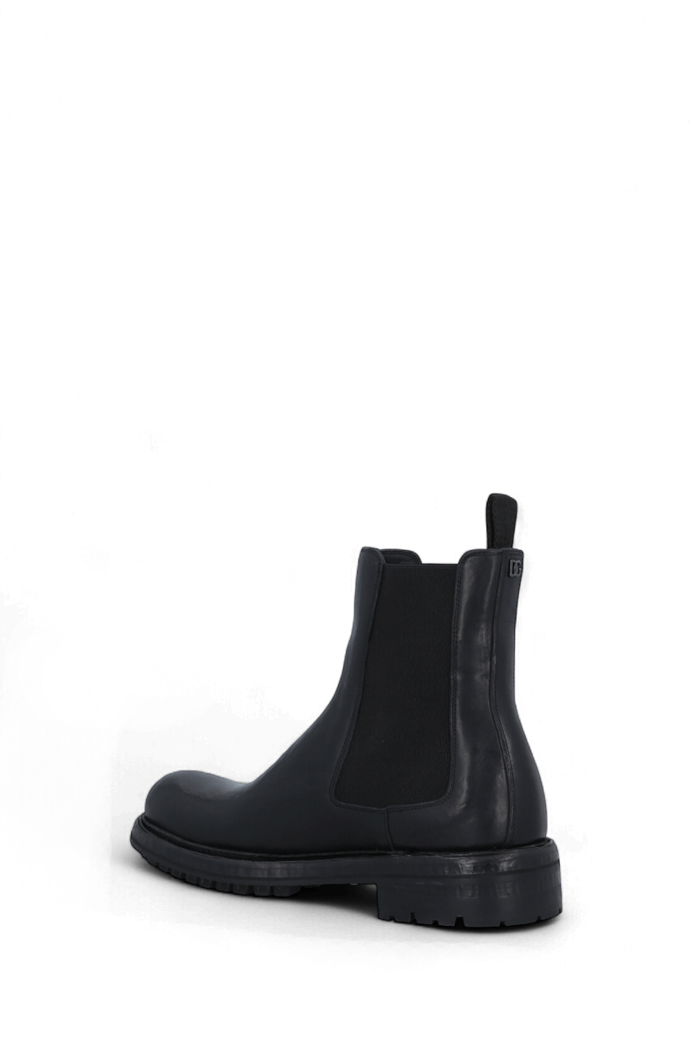 תמונה אחורית של מגפוני עור