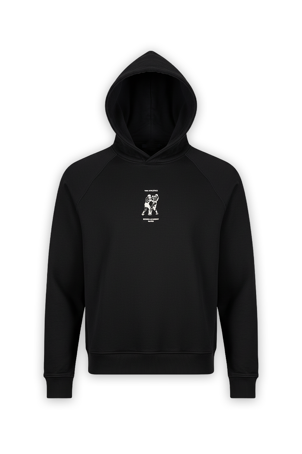 תמונה קידמית של סווטישרט קפוצ'ון אוברסייז