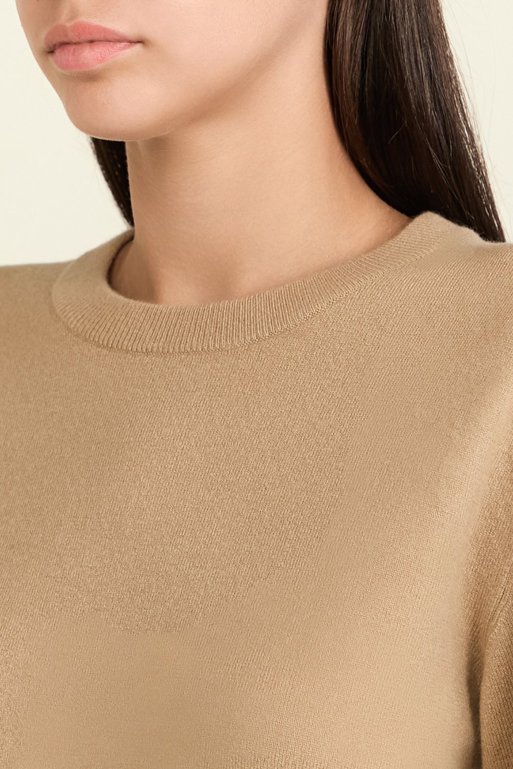 תמונת תקריב דוגמן של סריג צמר וקשמיר