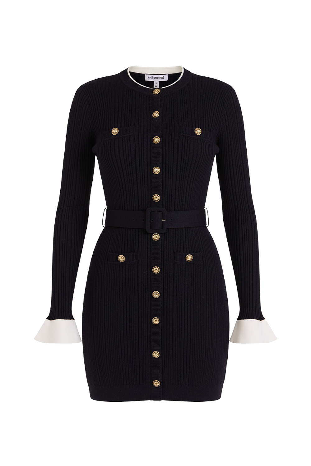 תמונה קידמית של שמלת ריב מיני