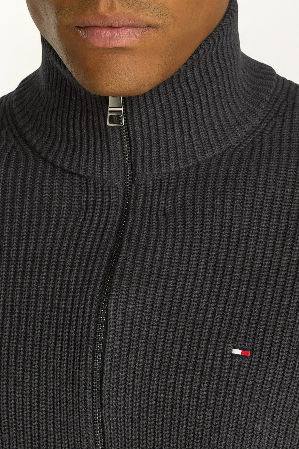 תמונת תקריב דוגמן של סריג כותנה