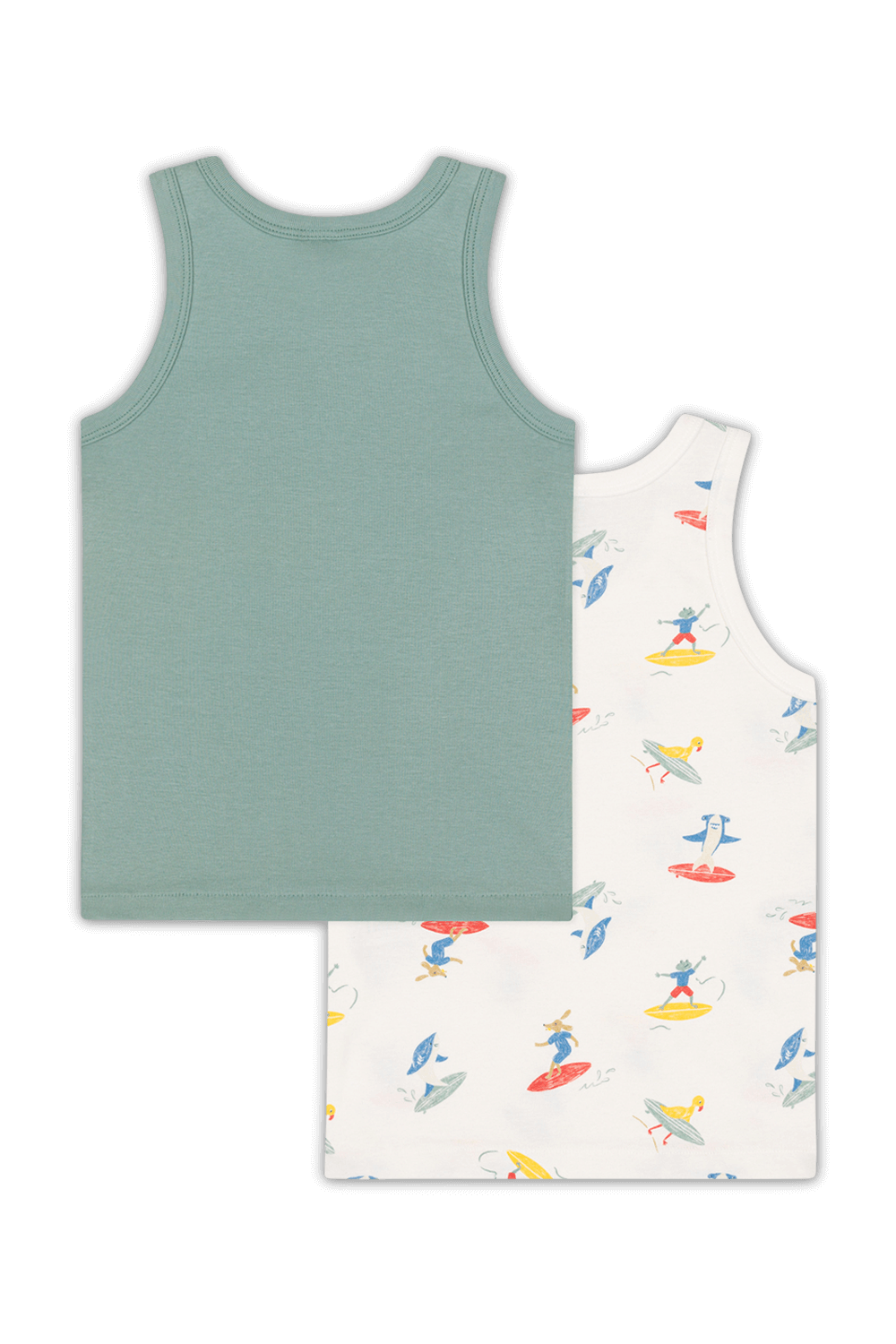 תמונה אחורית של מארז שתי גופיות - גילאי 2-5 שנים