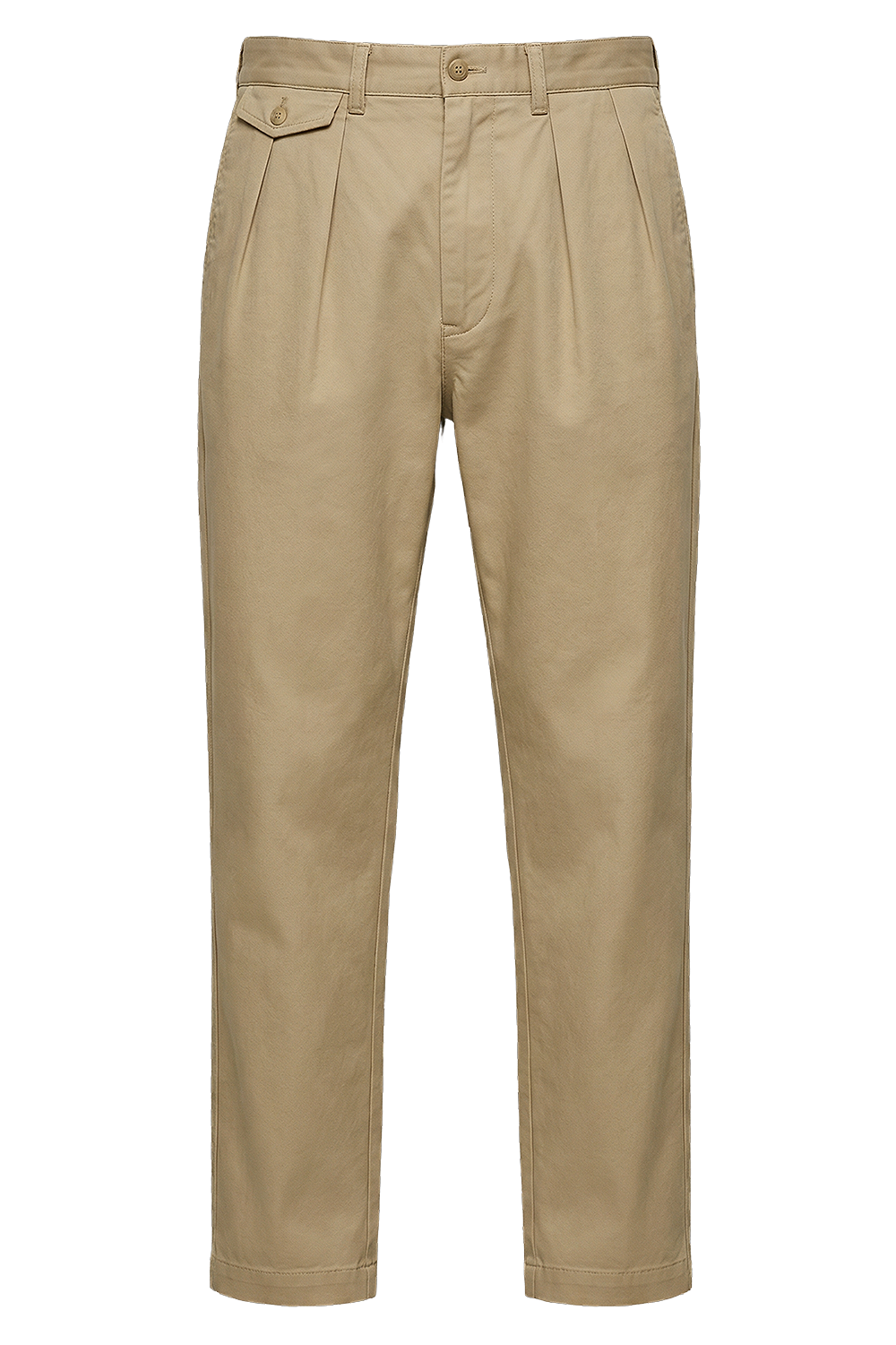 תמונה קידמית של מכנסי צ'ינו