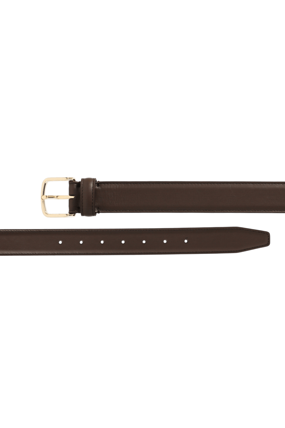 תמונה אחורית של חגורת עור