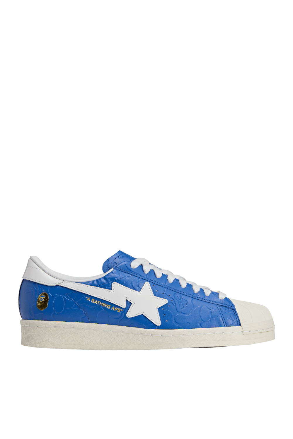 תמונה קידמית של אדידס X ביאפ נעלי סניקרס סופרסטאר וינטג'