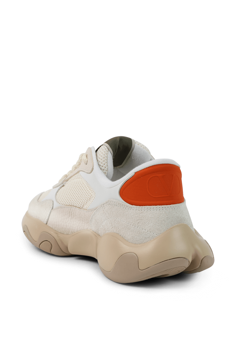 תמונה אחורית של נעלי סניקרס לבנות באבאל באק