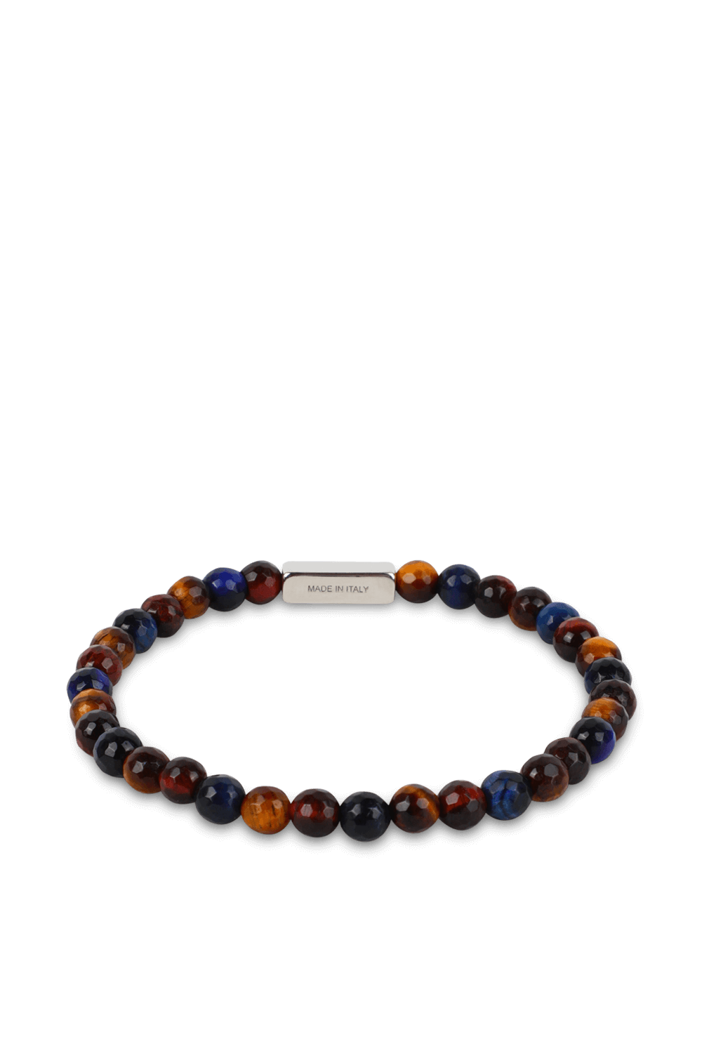 תמונה אחורית של צמיד חרוזים צבעוניים