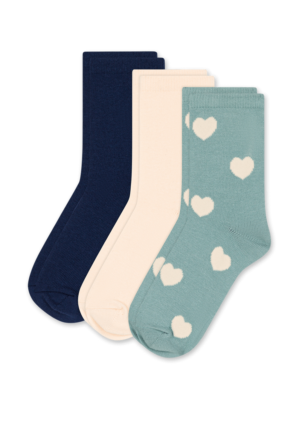 תמונה קידמית של מארז שלושה זוגות גרביים - גילאי 4-10 שנים