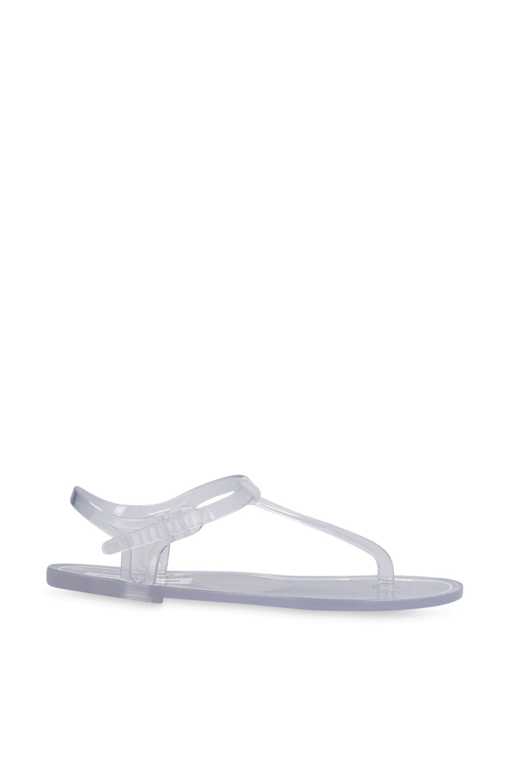 תמונה קידמית של סנדלי אצבע שקופים