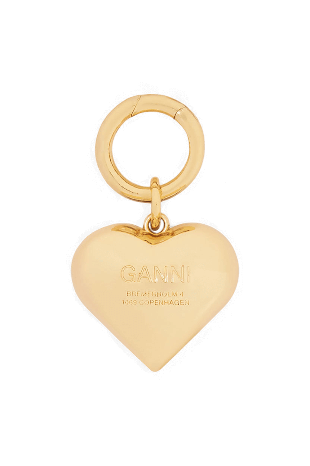 תמונה אחורית של מחזיק מפתחות לב