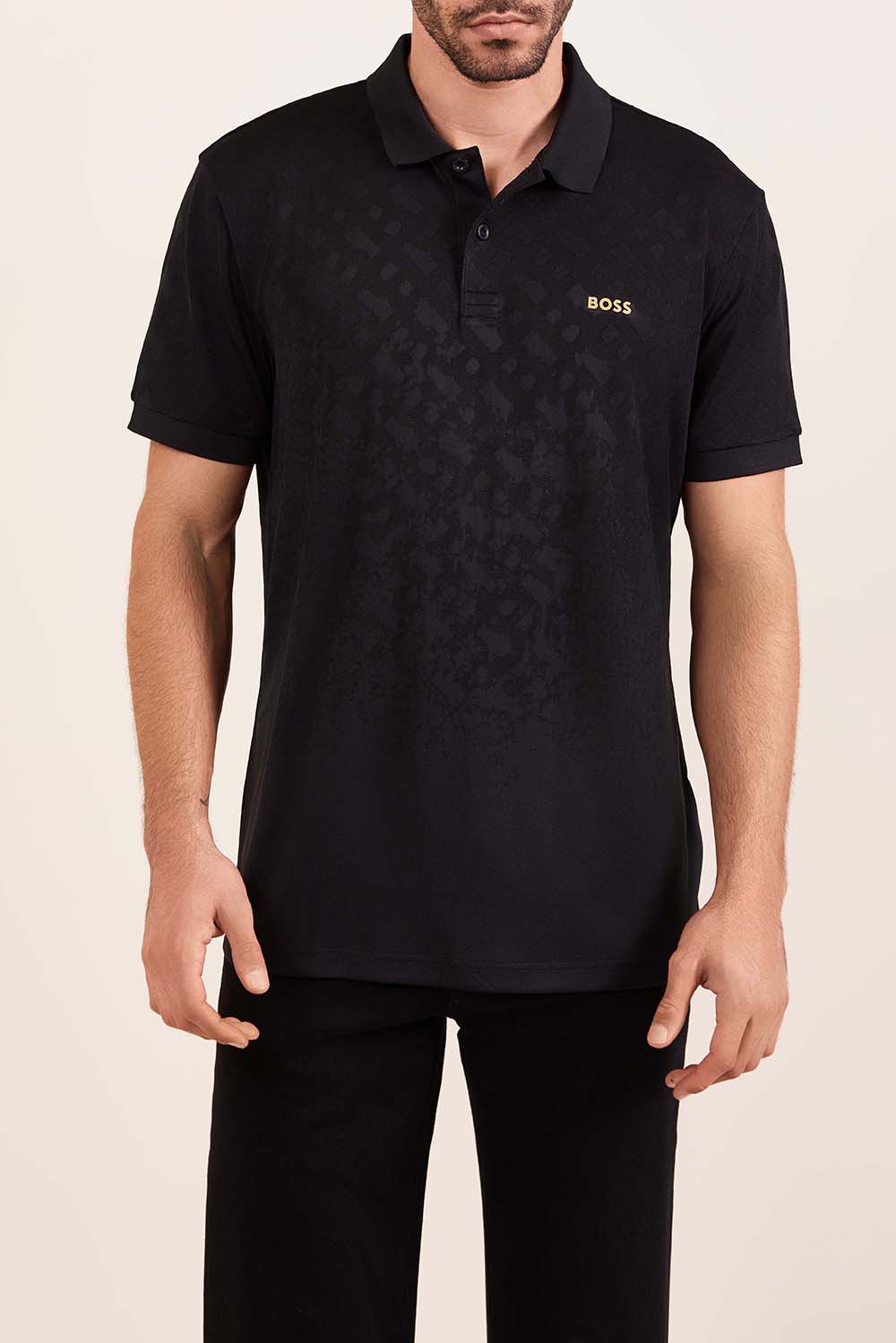 תמונת דוגמן קידמית של חולצת פולו