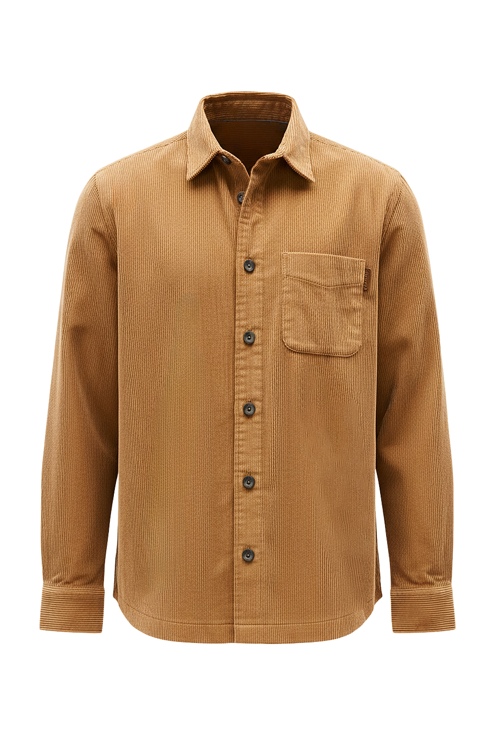 תמונה קידמית של חולצת קורדרוי מכופתרת