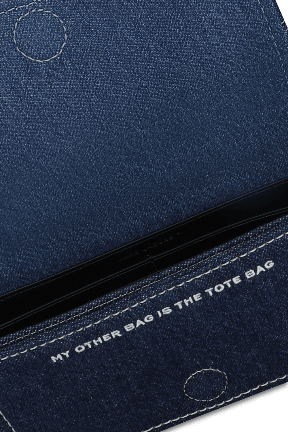 תמונת פנים של תיק מיני ג'ינס