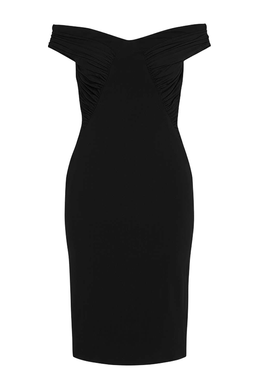 תמונה קידמית של שמלת אוף שולדר