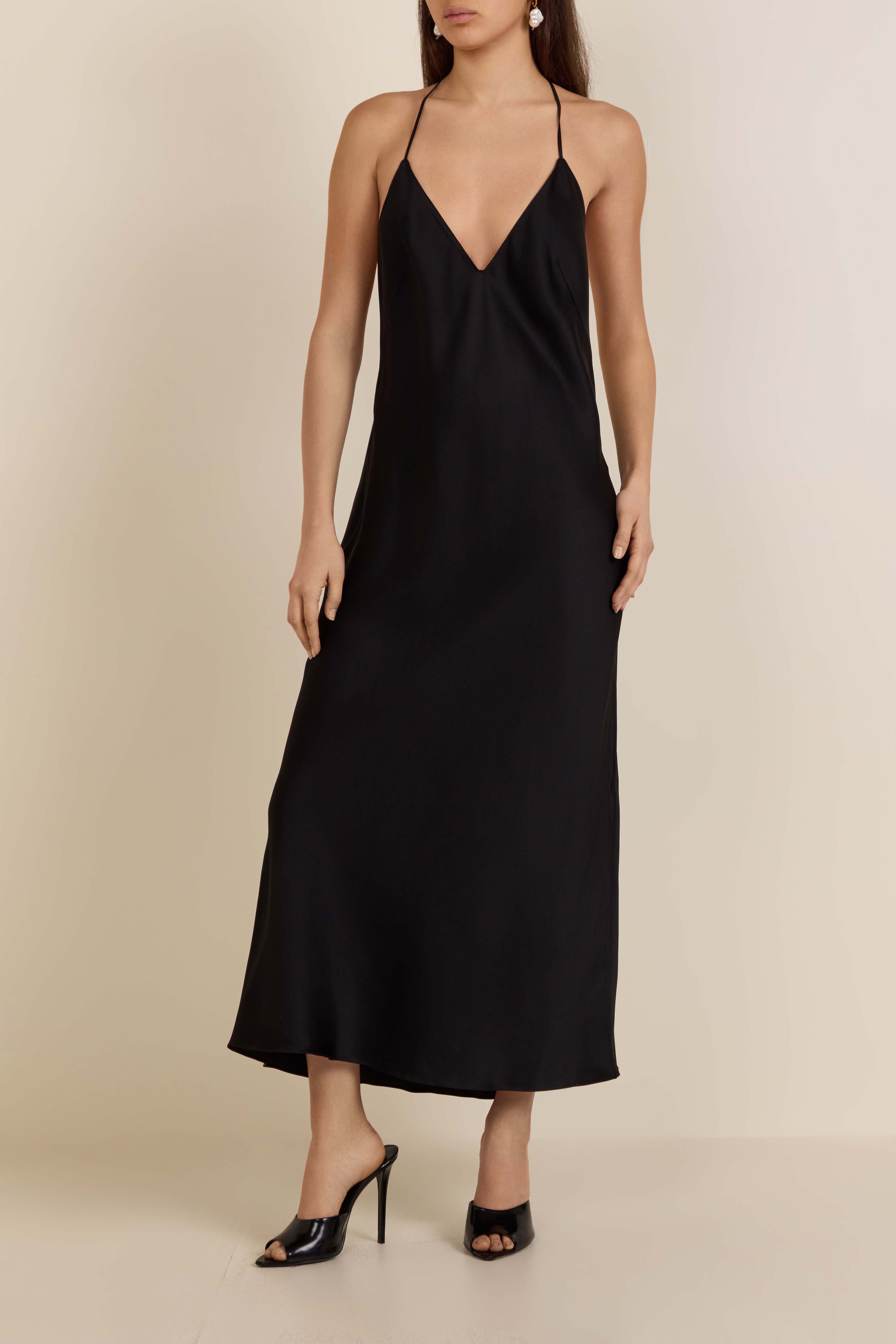 תמונת דוגמן קידמית של שמלת מקסי