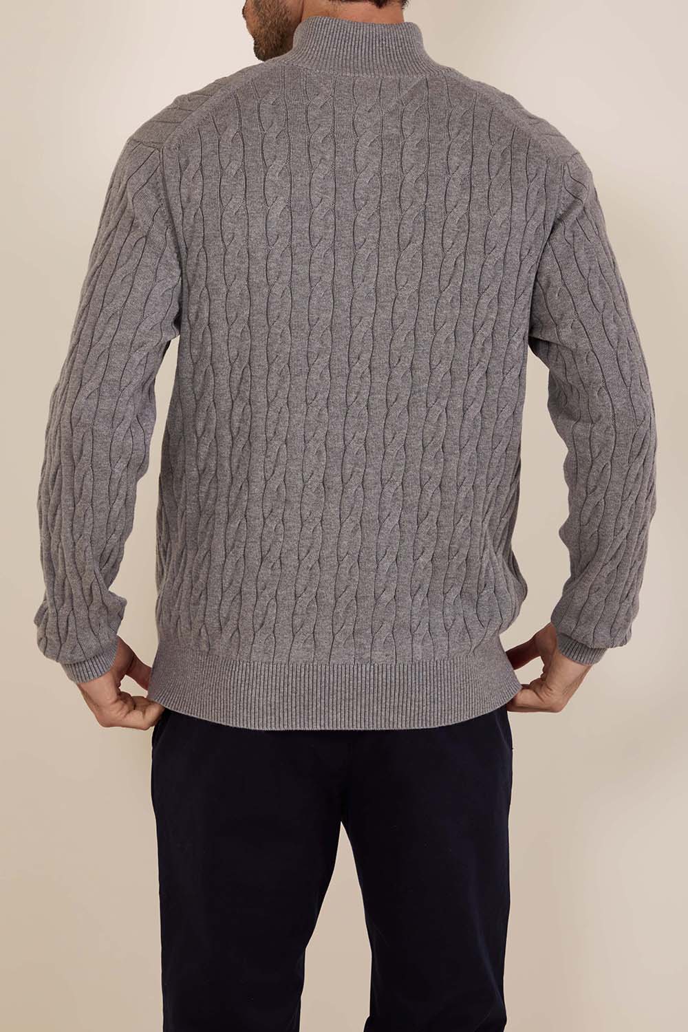 תמונת דוגמן אחורית של סריג כותנה