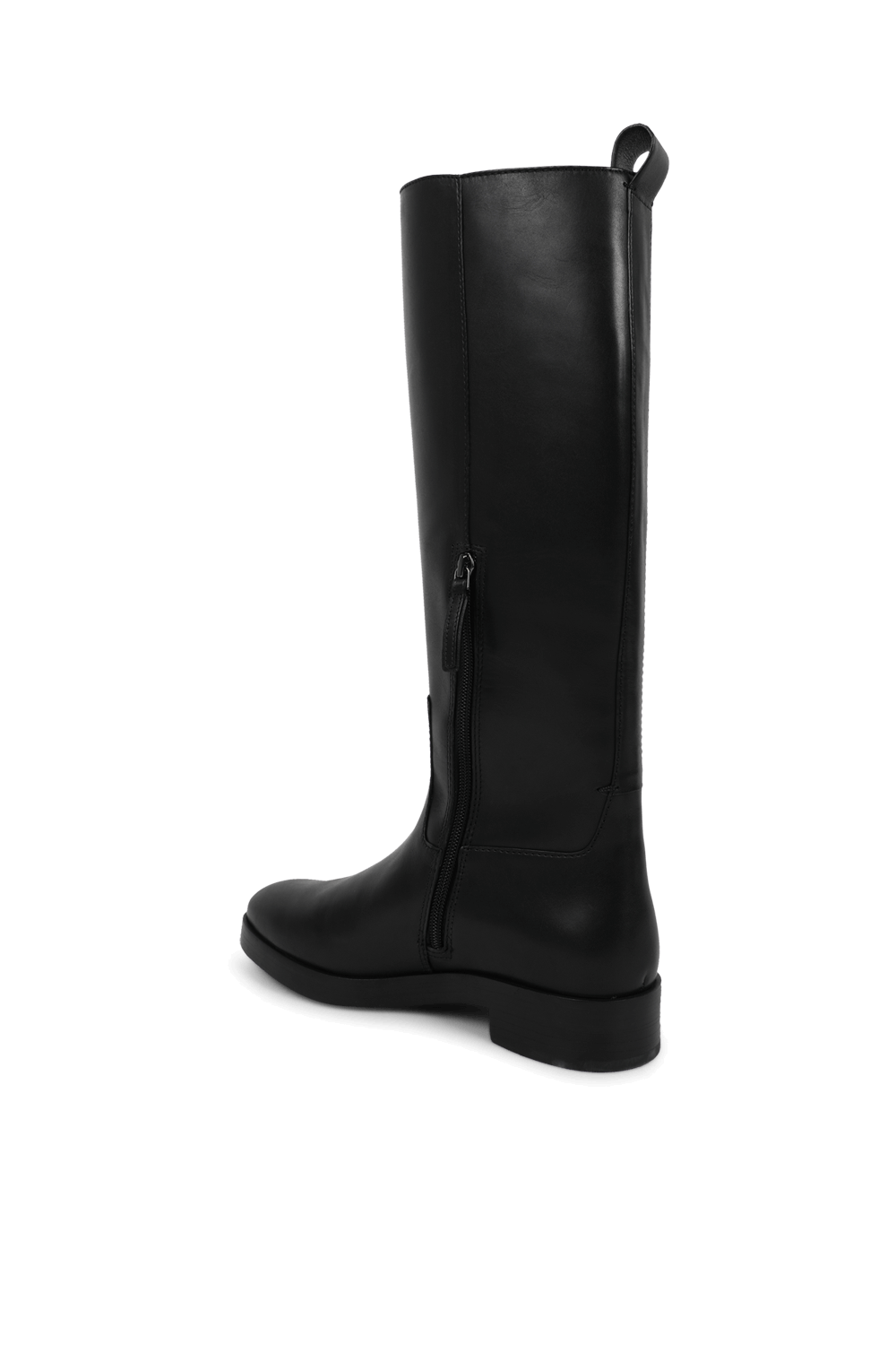 תמונה אחורית של מגפי רכיבה מעור