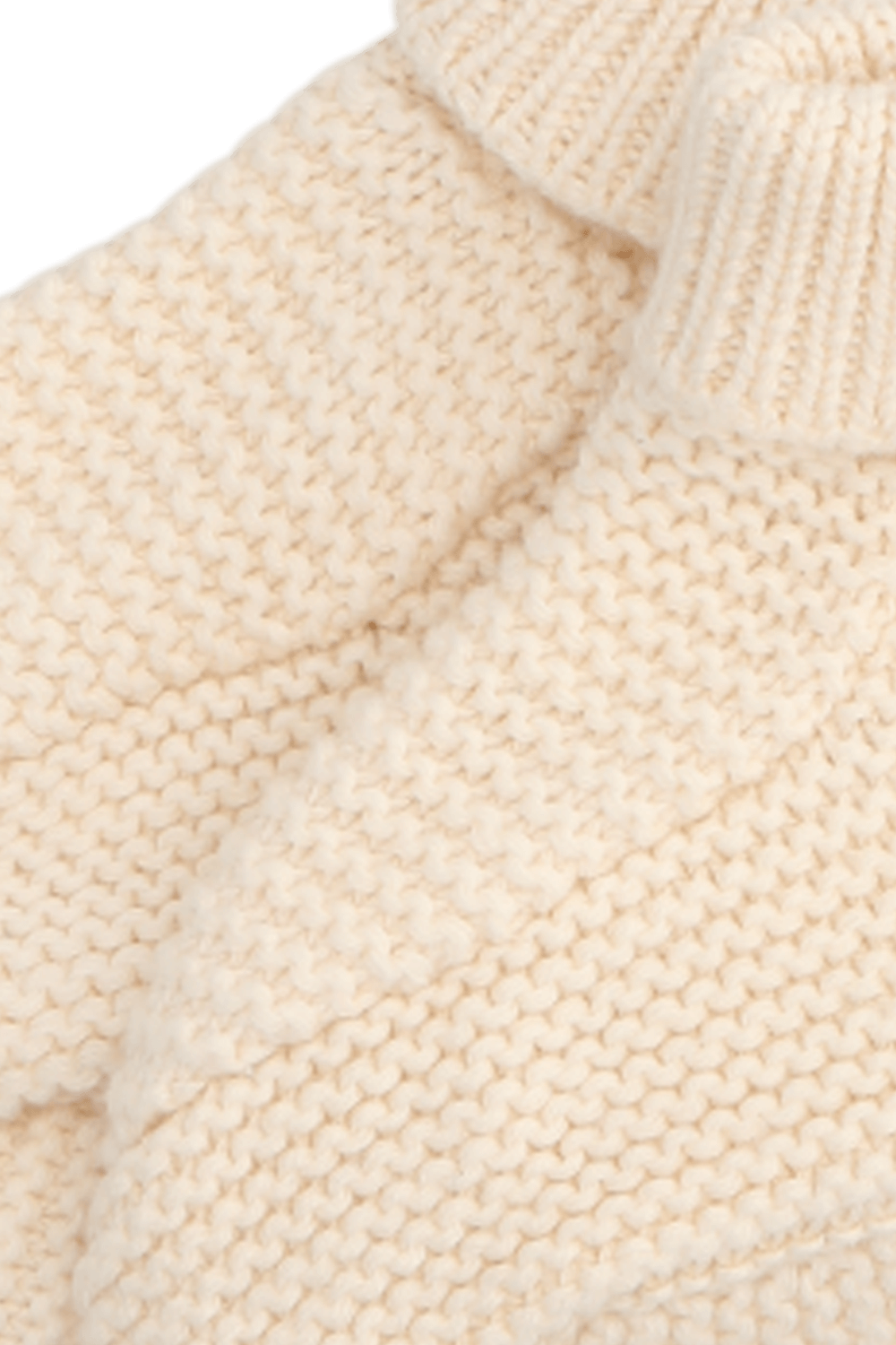 תמונה אחורית של נעלי בית סרוגות- גילאי 3-12 חודשים