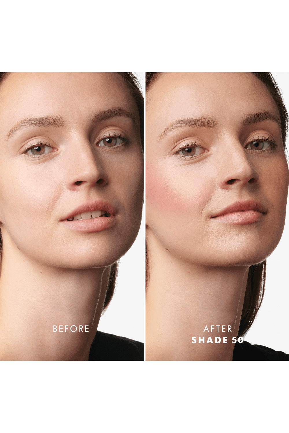 תמונת תקריב של סומק לומינוס סילק גלואו 50