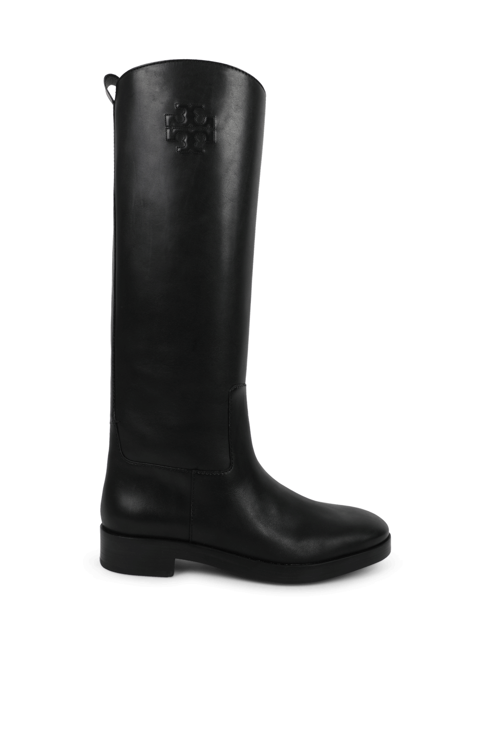 תמונה קידמית של מגפי רכיבה מעור