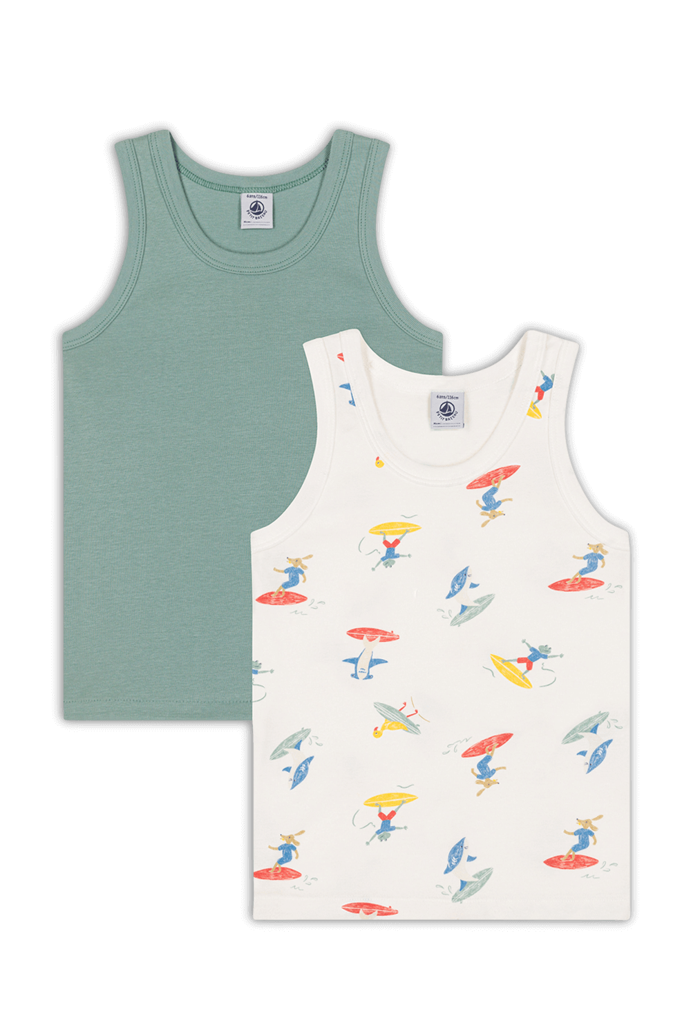 תמונה קידמית של מארז שתי גופיות - גילאי 2-5 שנים