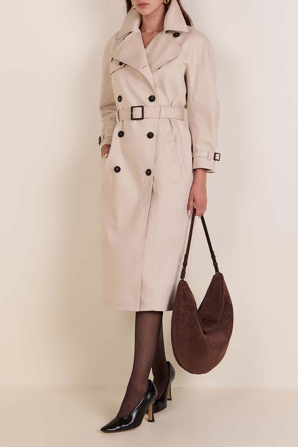 תמונת דוגמן קידמית של תיק כתף לה שק אובלו