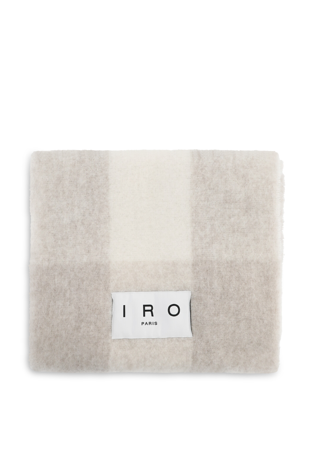 תמונה קידמית של צעיף מצמר אלפקה