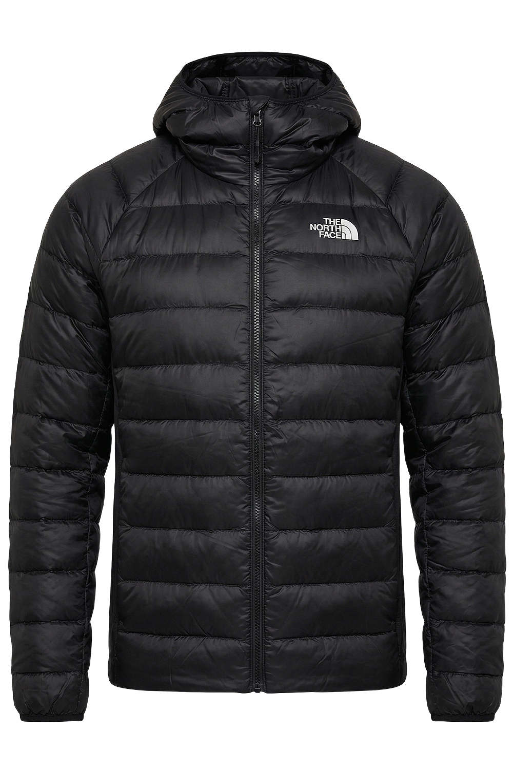 תמונה קידמית של מעיל פוך בגזרה צרה