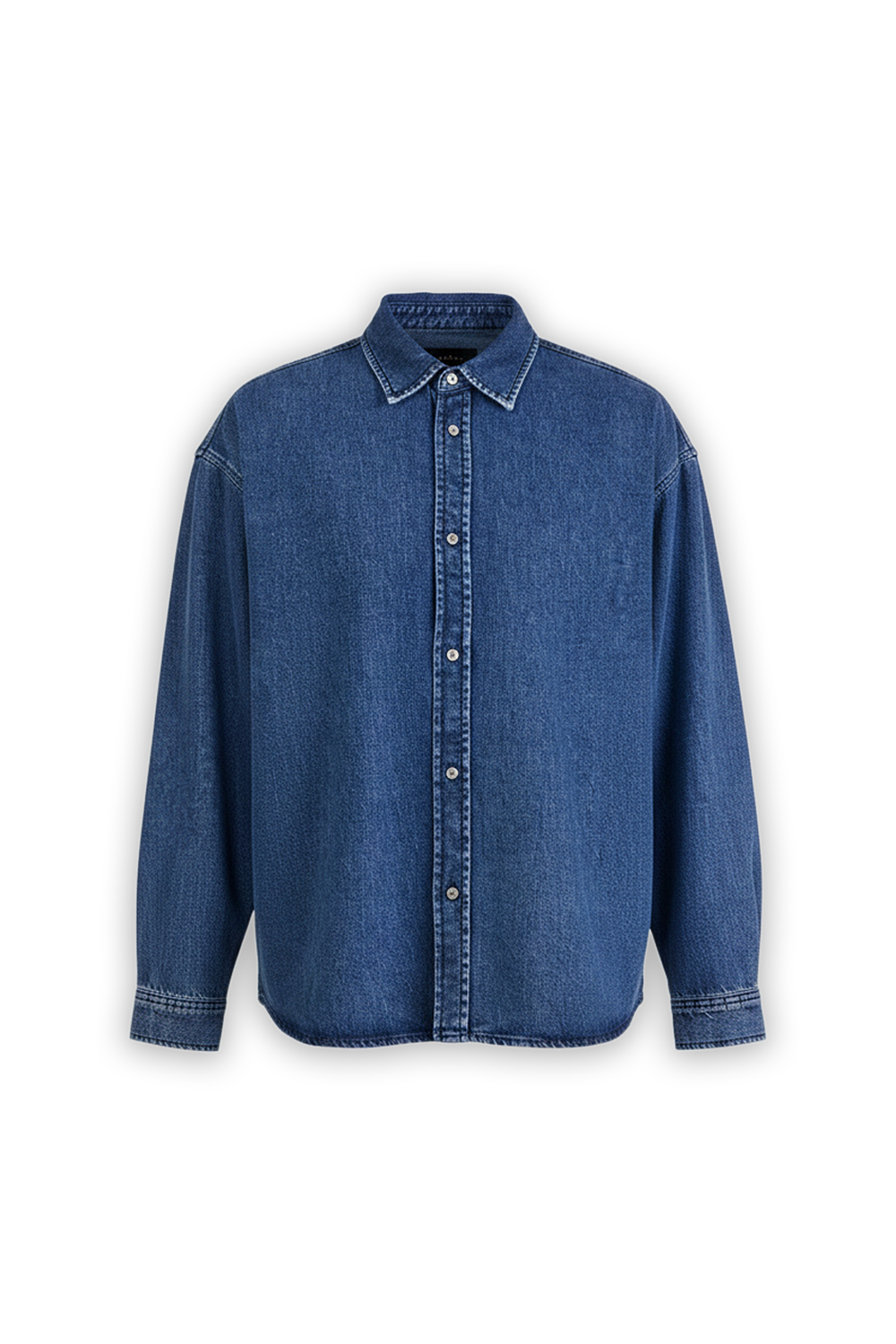 תמונה קידמית של ז'קט ג'ינס משוחרר