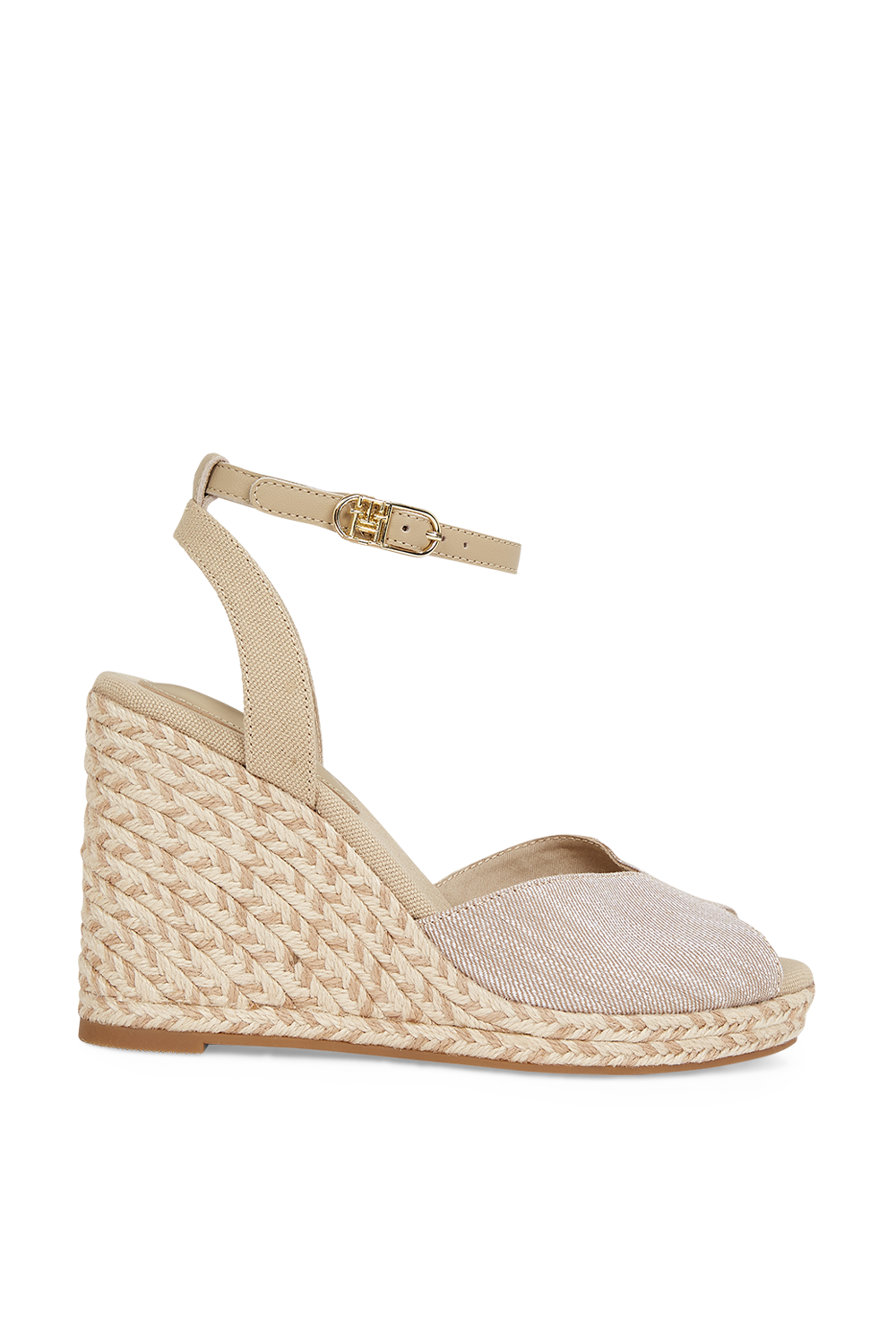 תמונה קידמית של נעלי אספדריל עקב