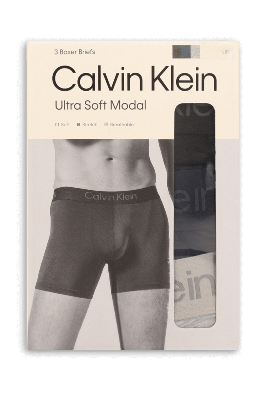 תמונת תקריב של מארז שלושה תחתוני טראנק