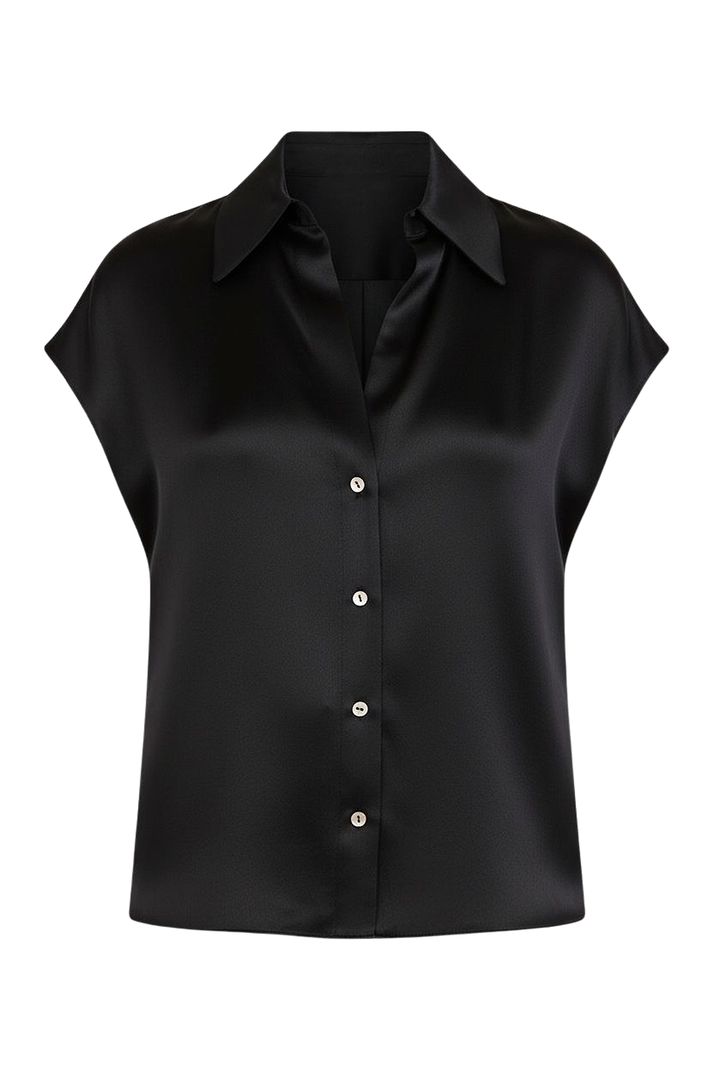 תמונה קידמית של חולצת כפתורים ממשי