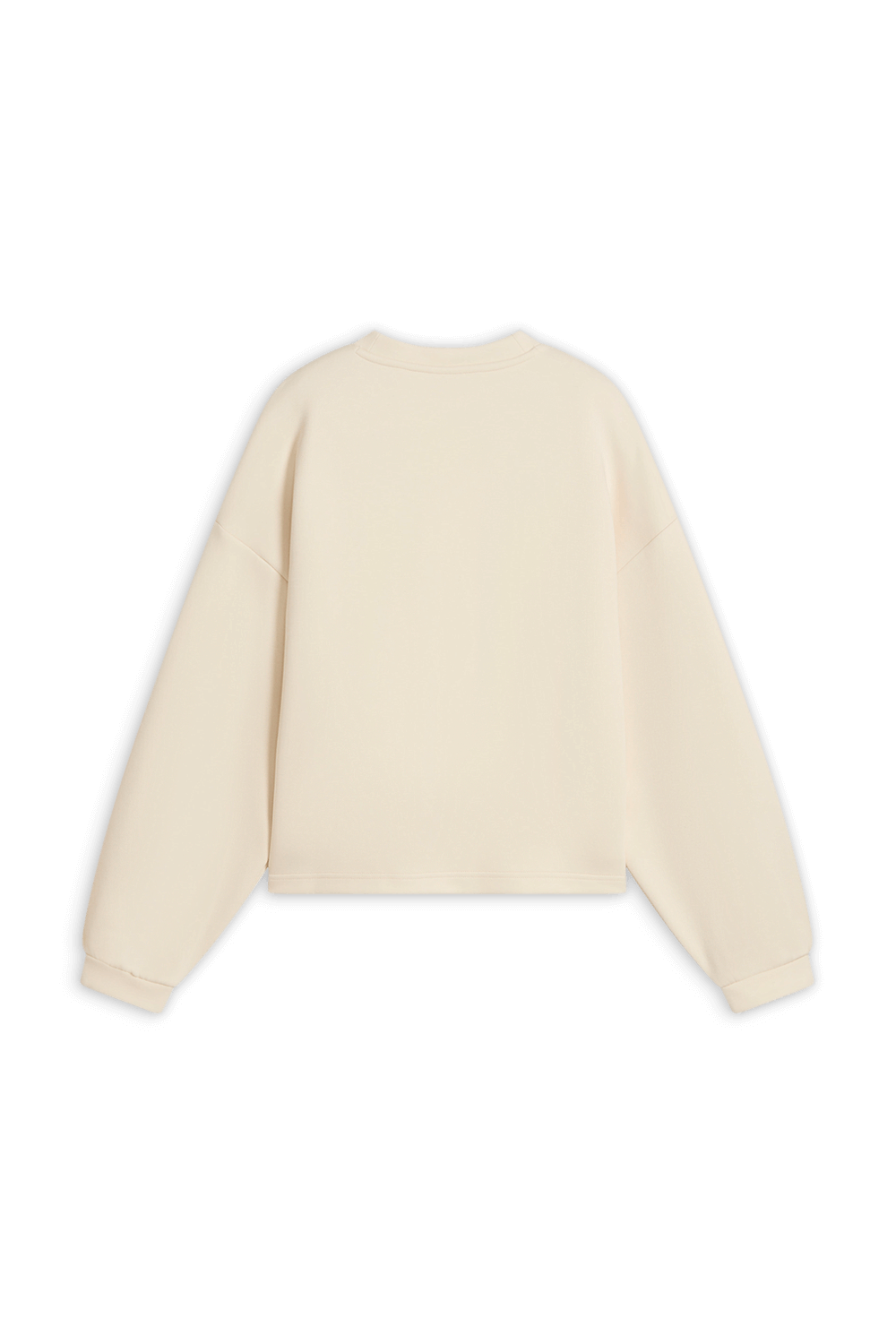 תמונה אחורית של סווטשירט אוברסייז