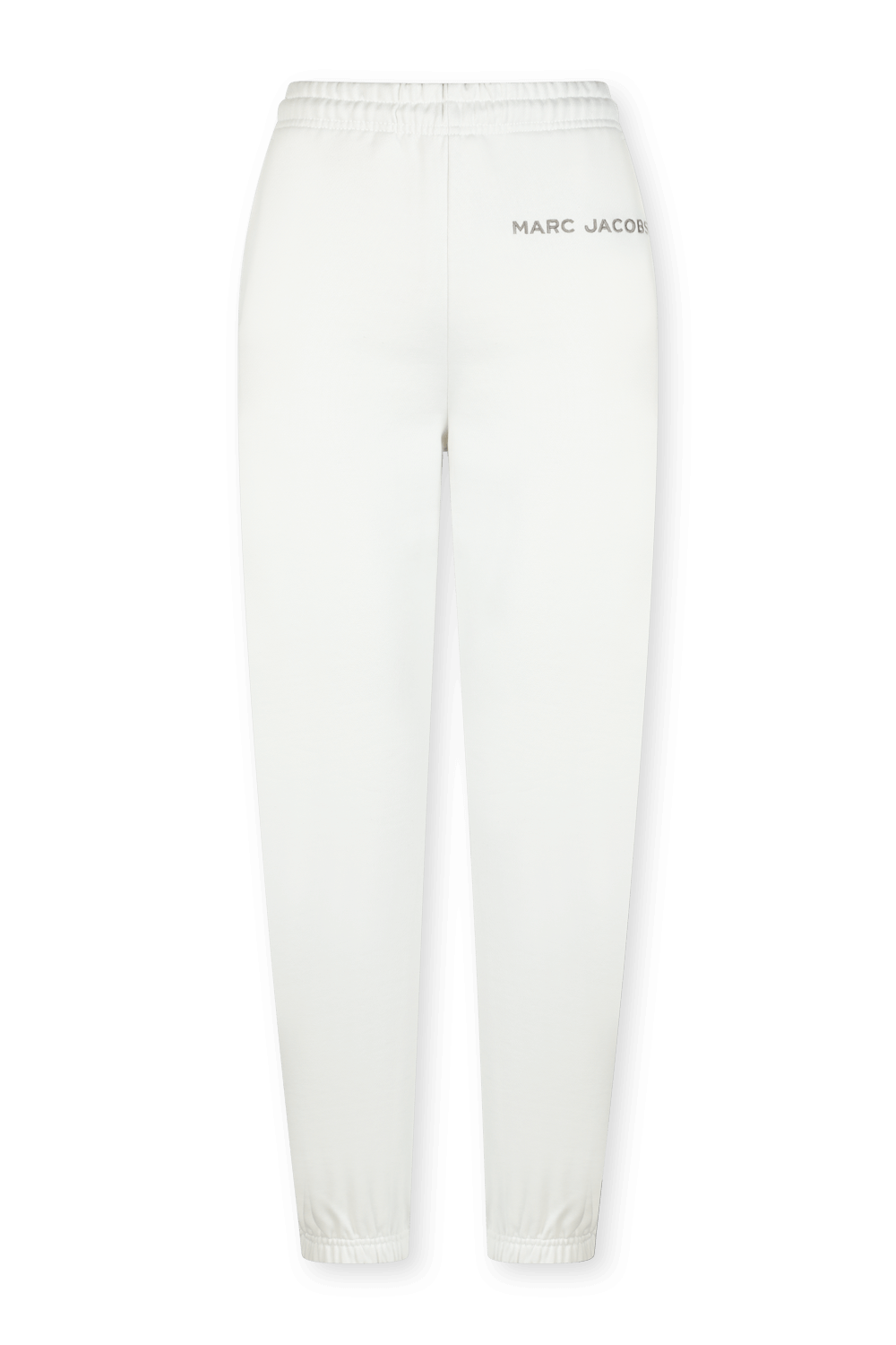 תמונה קידמית של מכנסי טרנינג לבנים