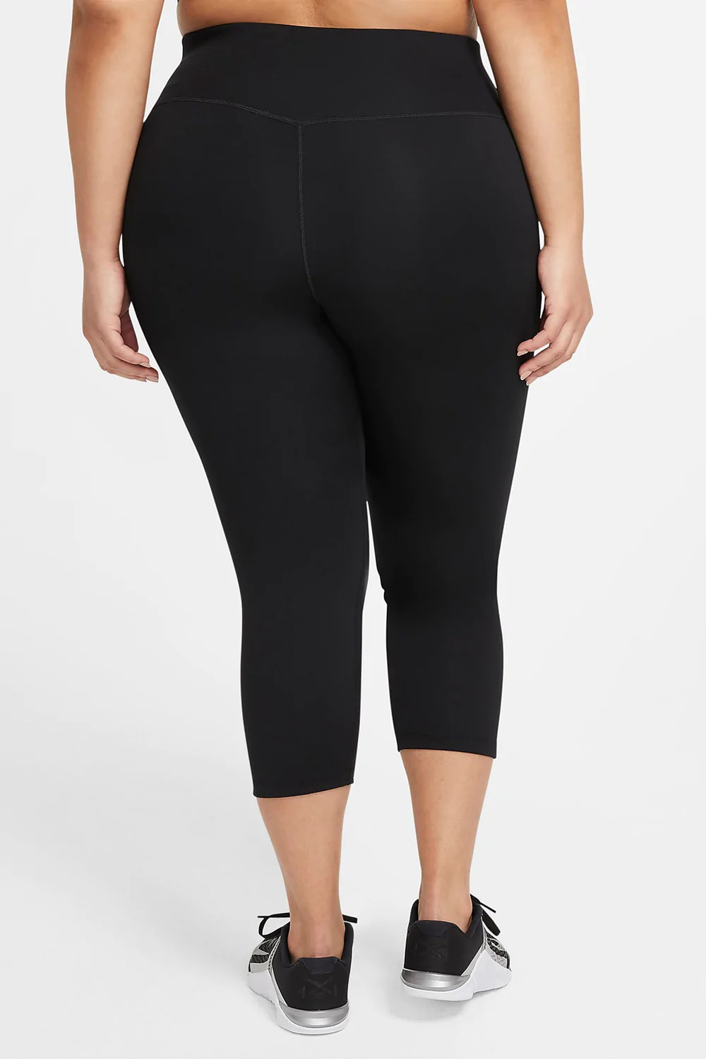 תמונת דוגמן אחורית של מכנסי טייץ - פלאס סייז