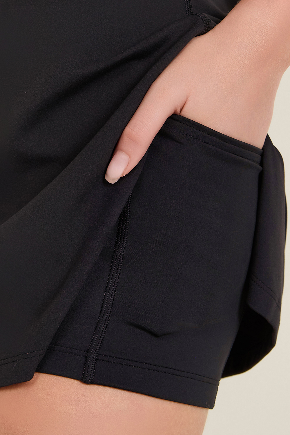 Align side-slit cami dress