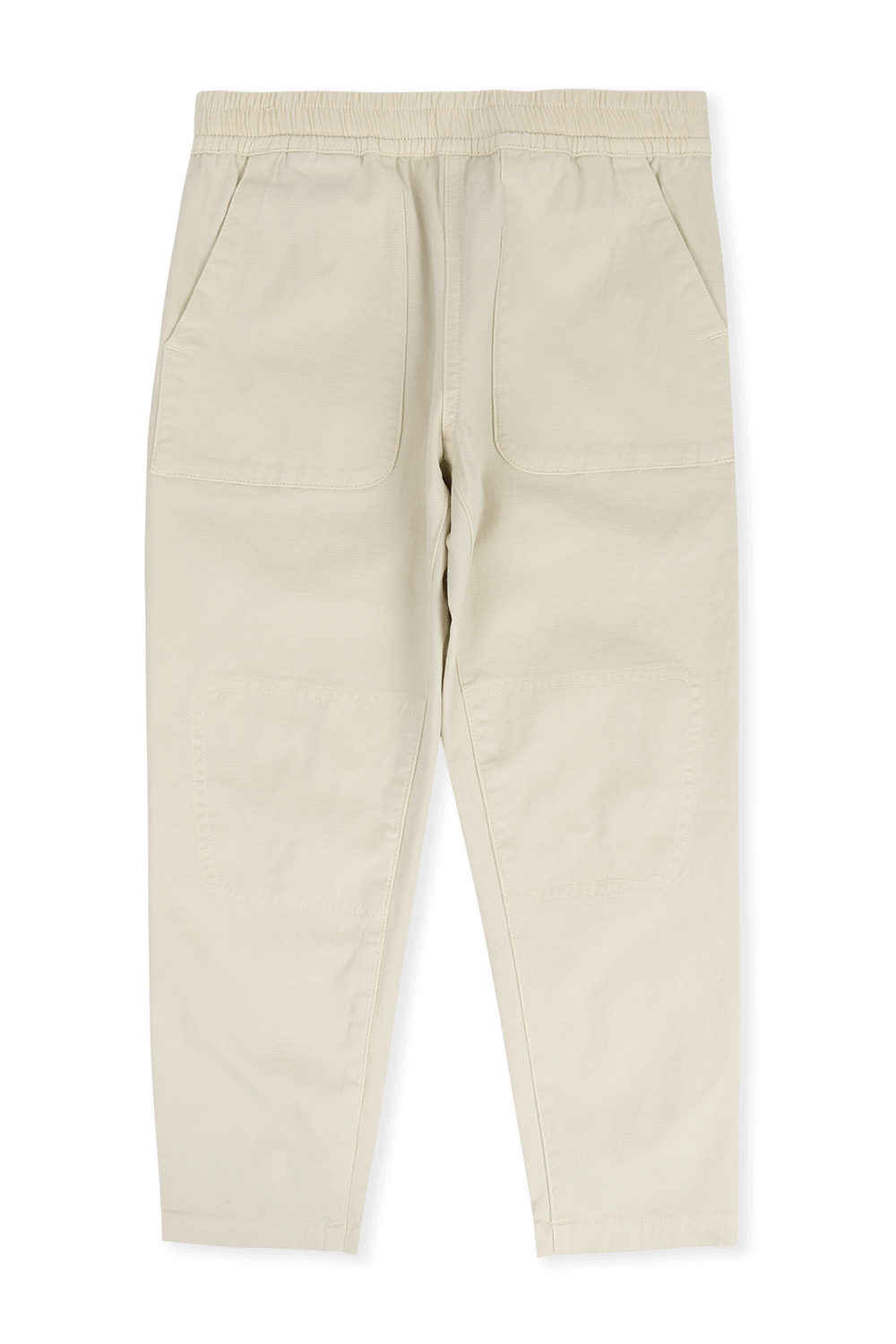 תמונה קידמית של גיל 14 מכנסי קורדרוי בגוון שמנת