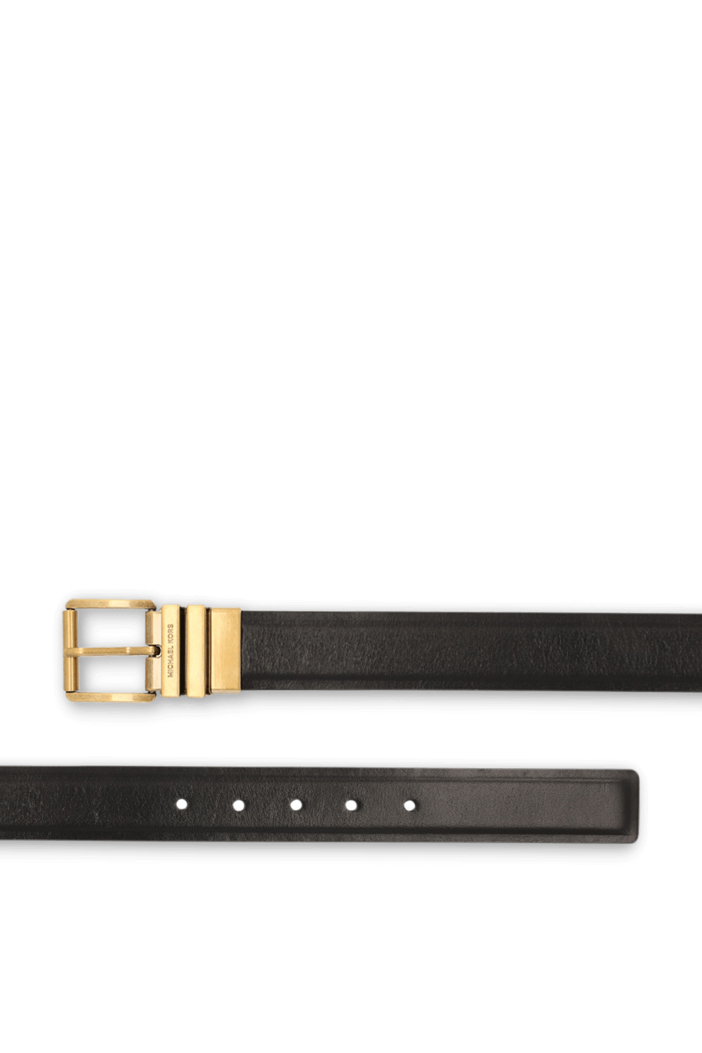 תמונת תקריב של חגורה דו צדדית