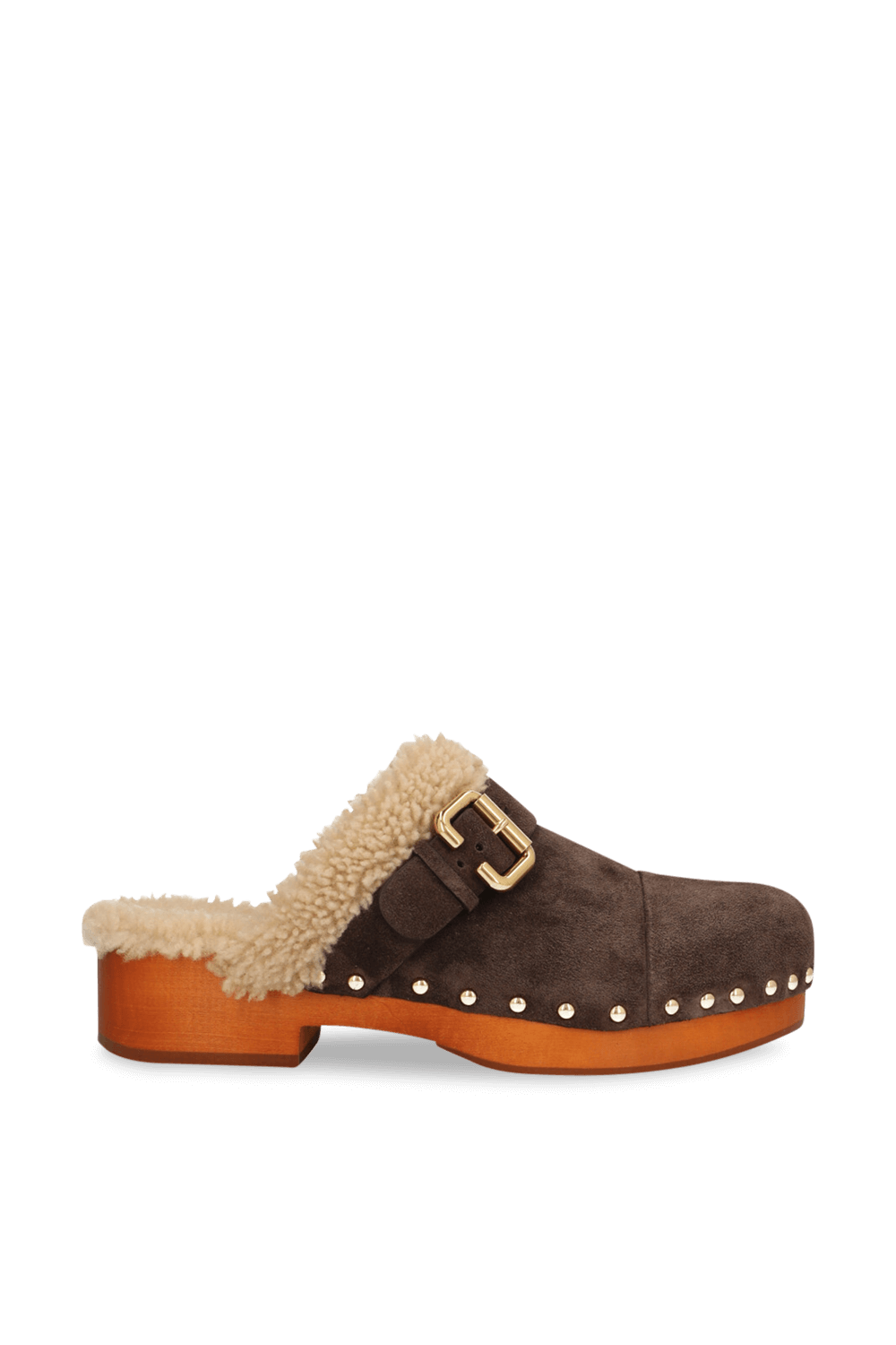 תמונה קידמית של כפכפי עץ