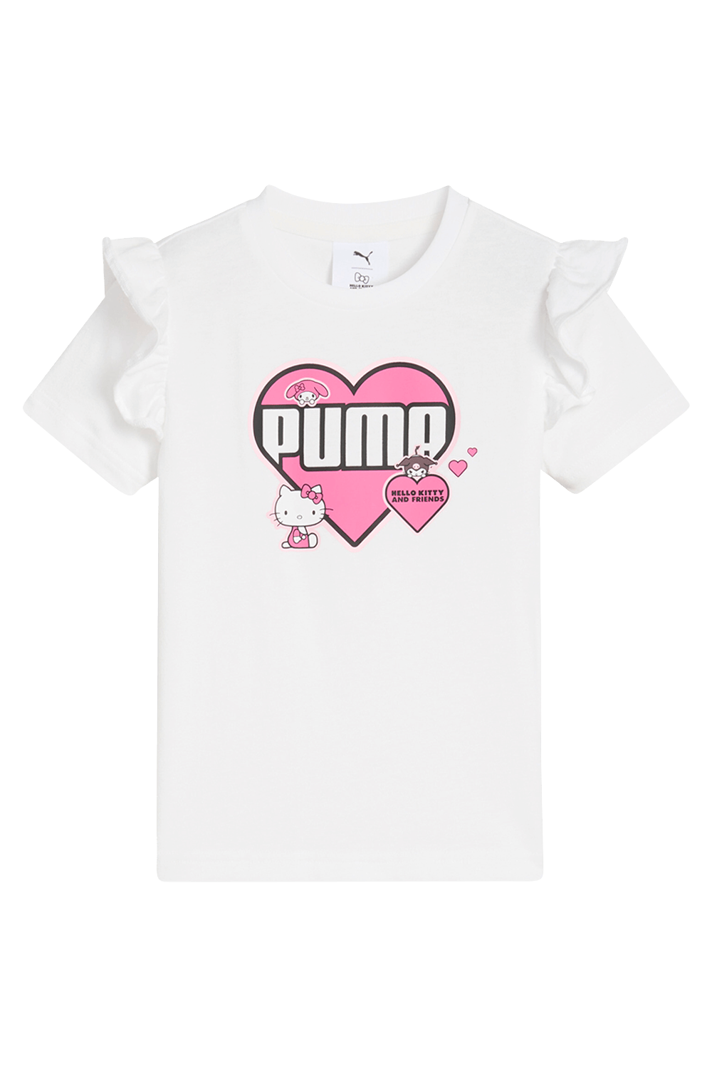 תמונה קידמית של פומה X הלו קיטי חולצת טי - גילאי 2-7 שנים