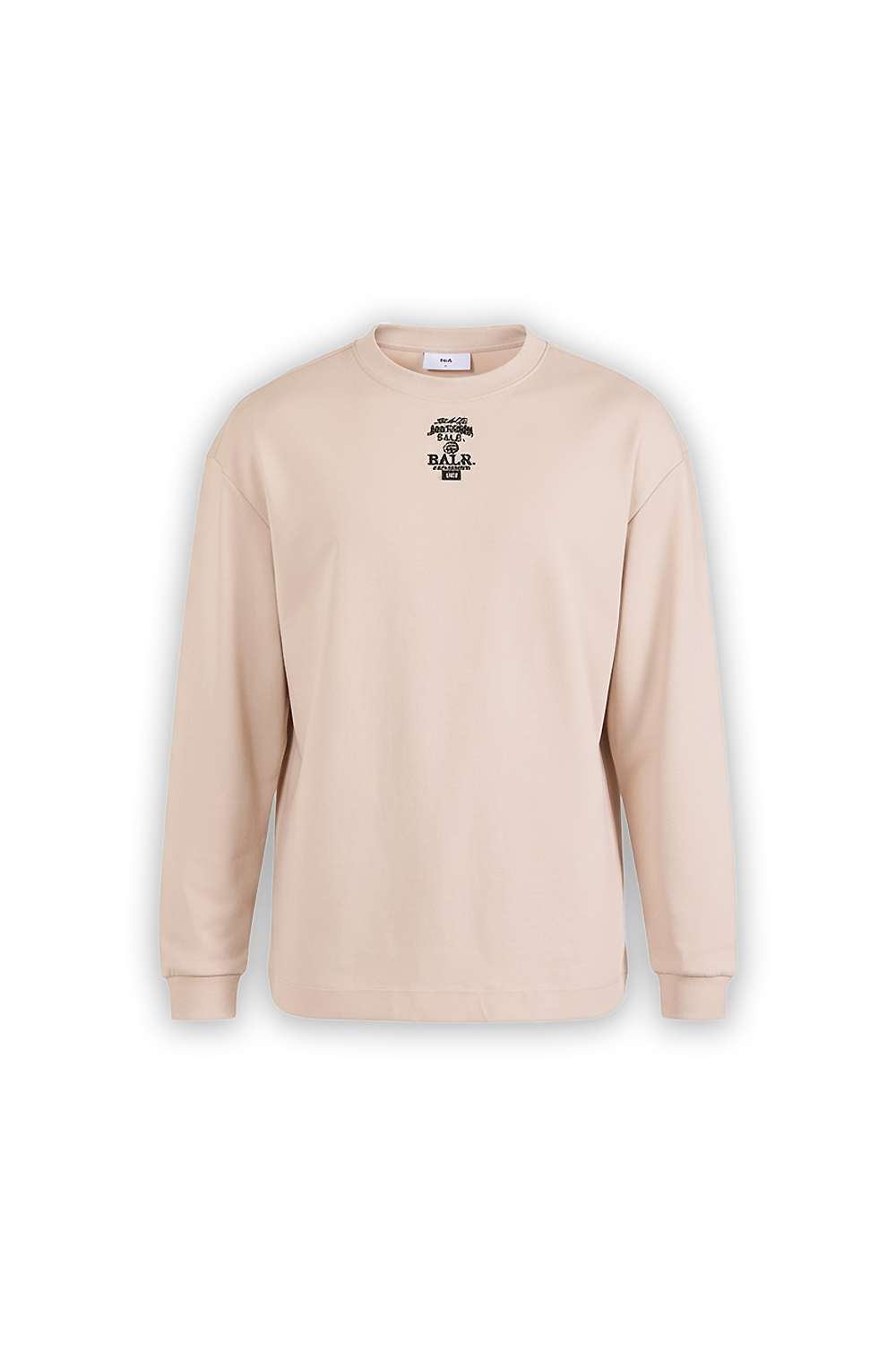 תמונה קידמית של חולצת טי ארוכה משוחררת