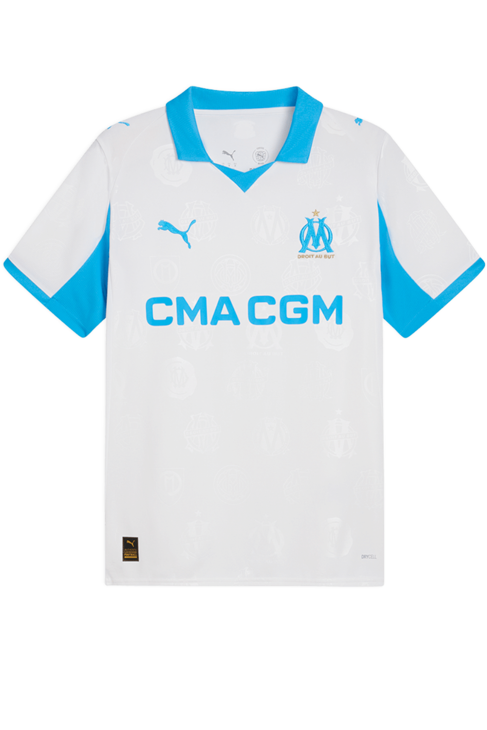 תמונה קידמית של חולצת טי אולימפיק מרסיי 2025-26