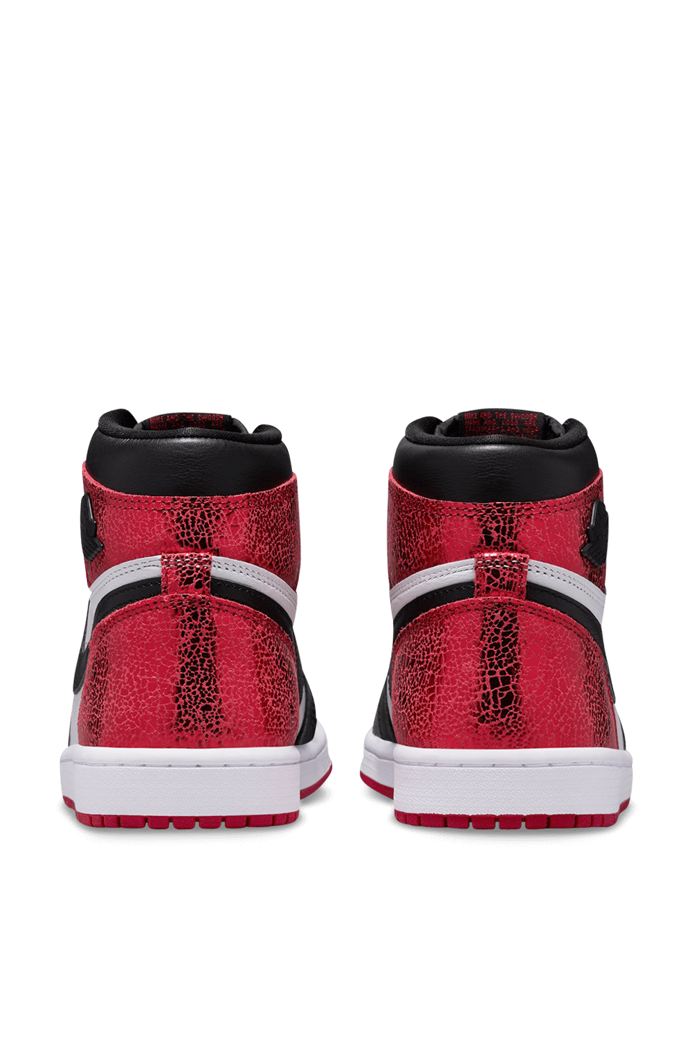 תמונה אחורית של נעלי סניקרס אייר ג'ורדן 1 רטרו