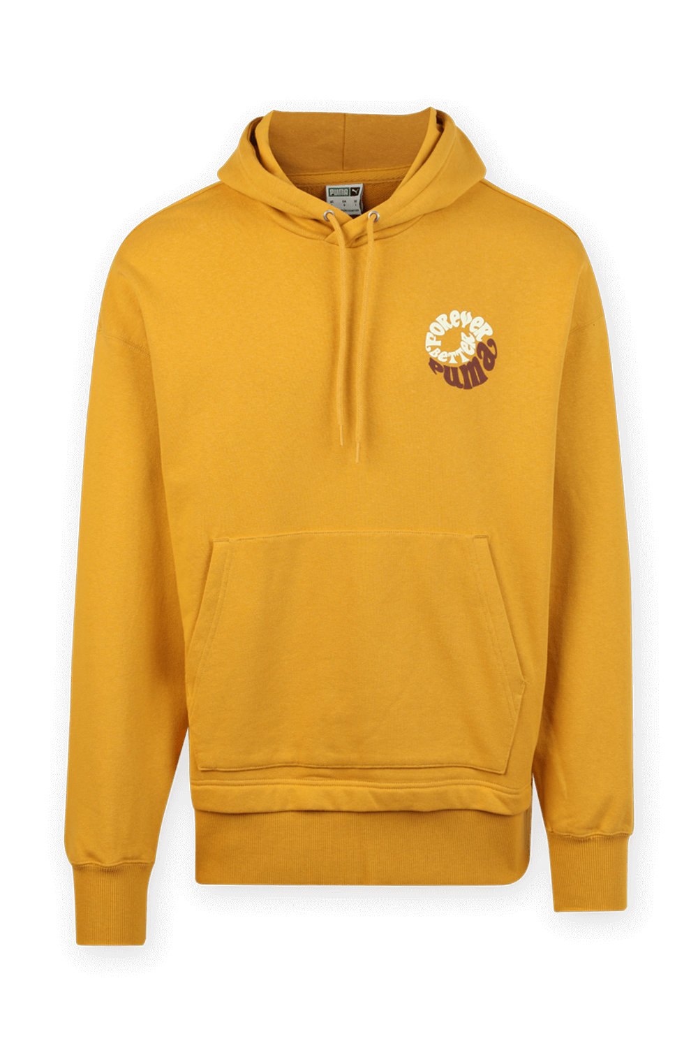 תמונה קידמית של סווטשירט דאון טאון מכותנה בגוון כתום