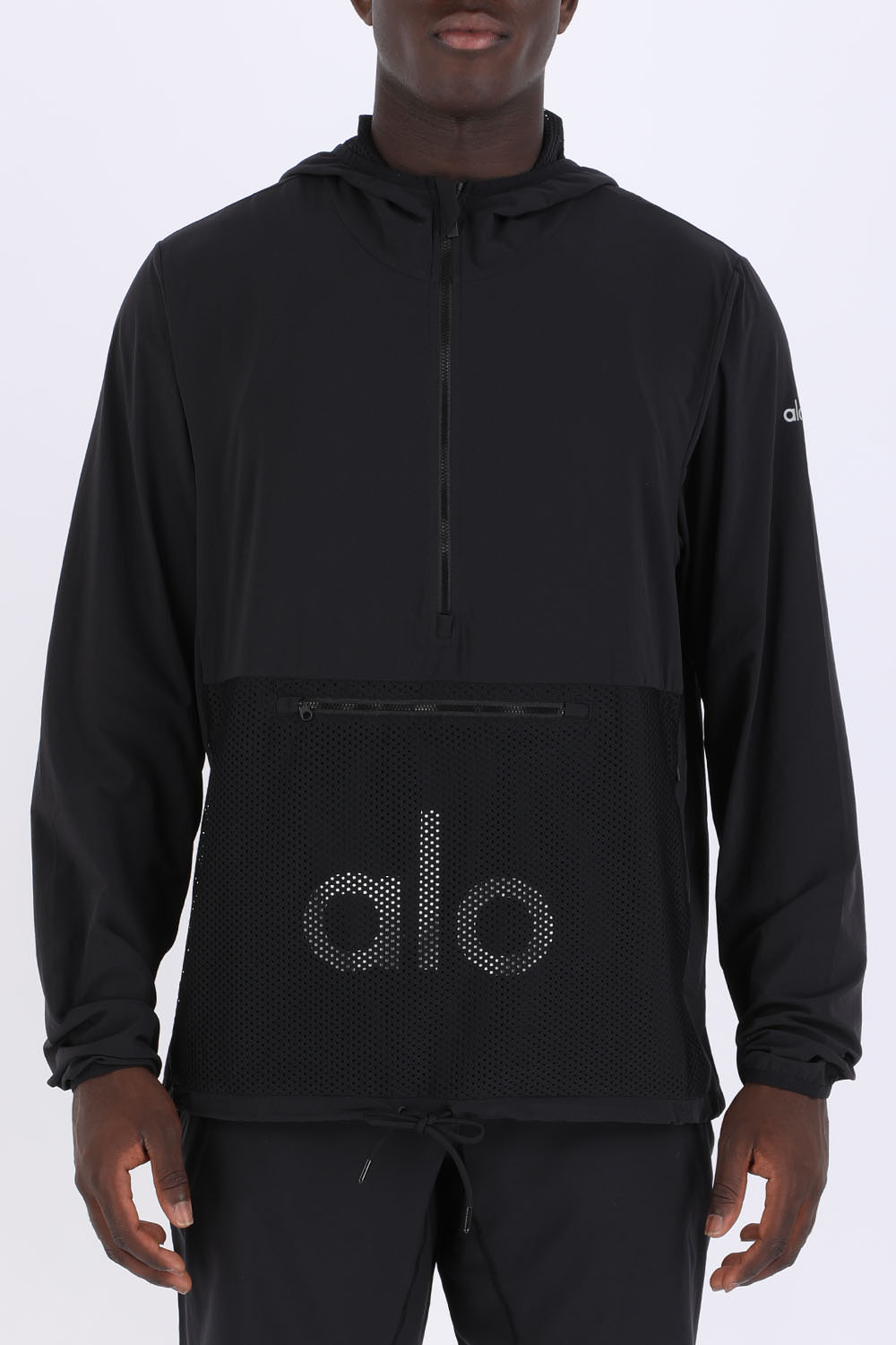 תמונת דוגמן קידמית של מעיל רוח איר-וויב מניילון