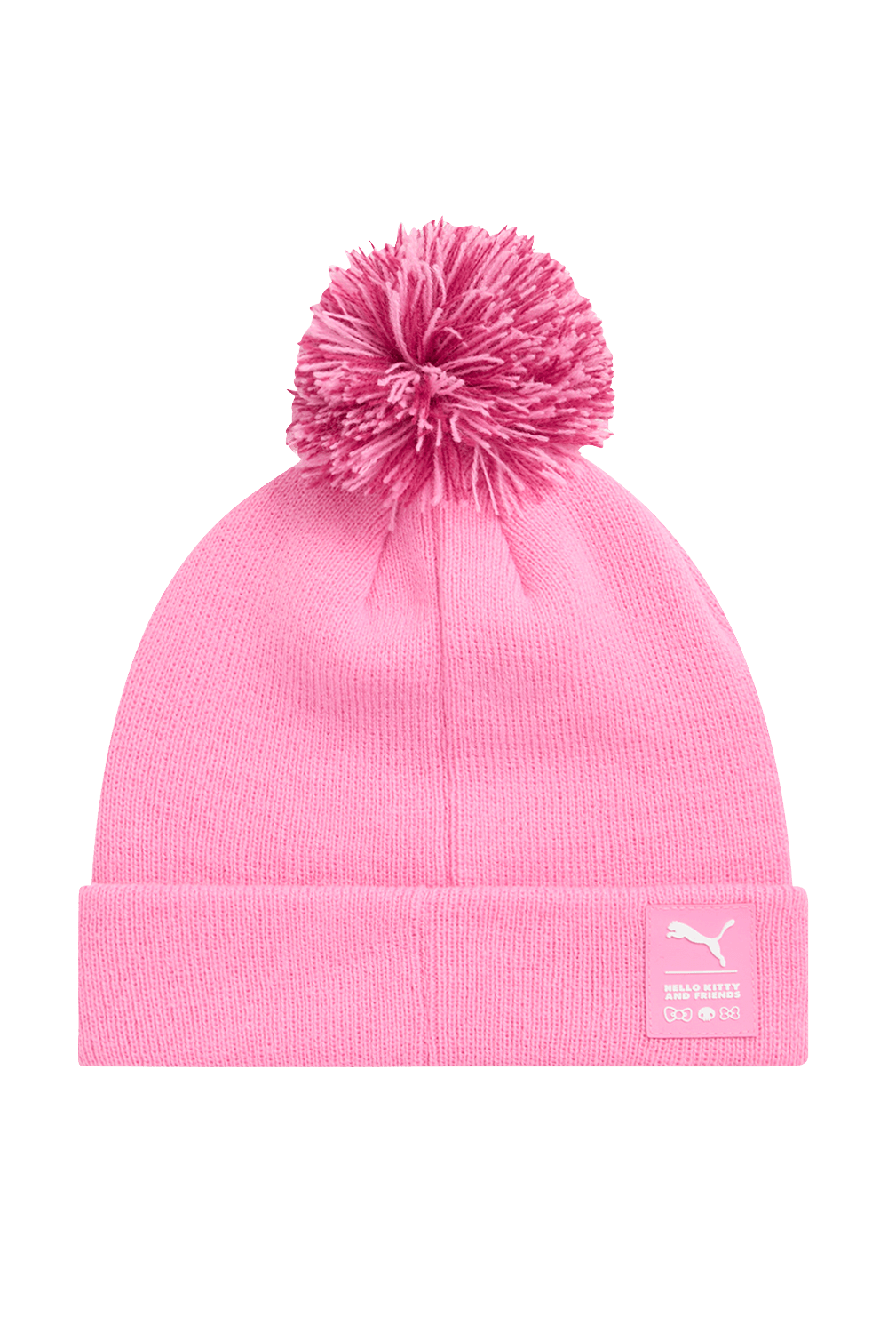 תמונה אחורית של פומה X הלו קיטי כובע עם פונפון