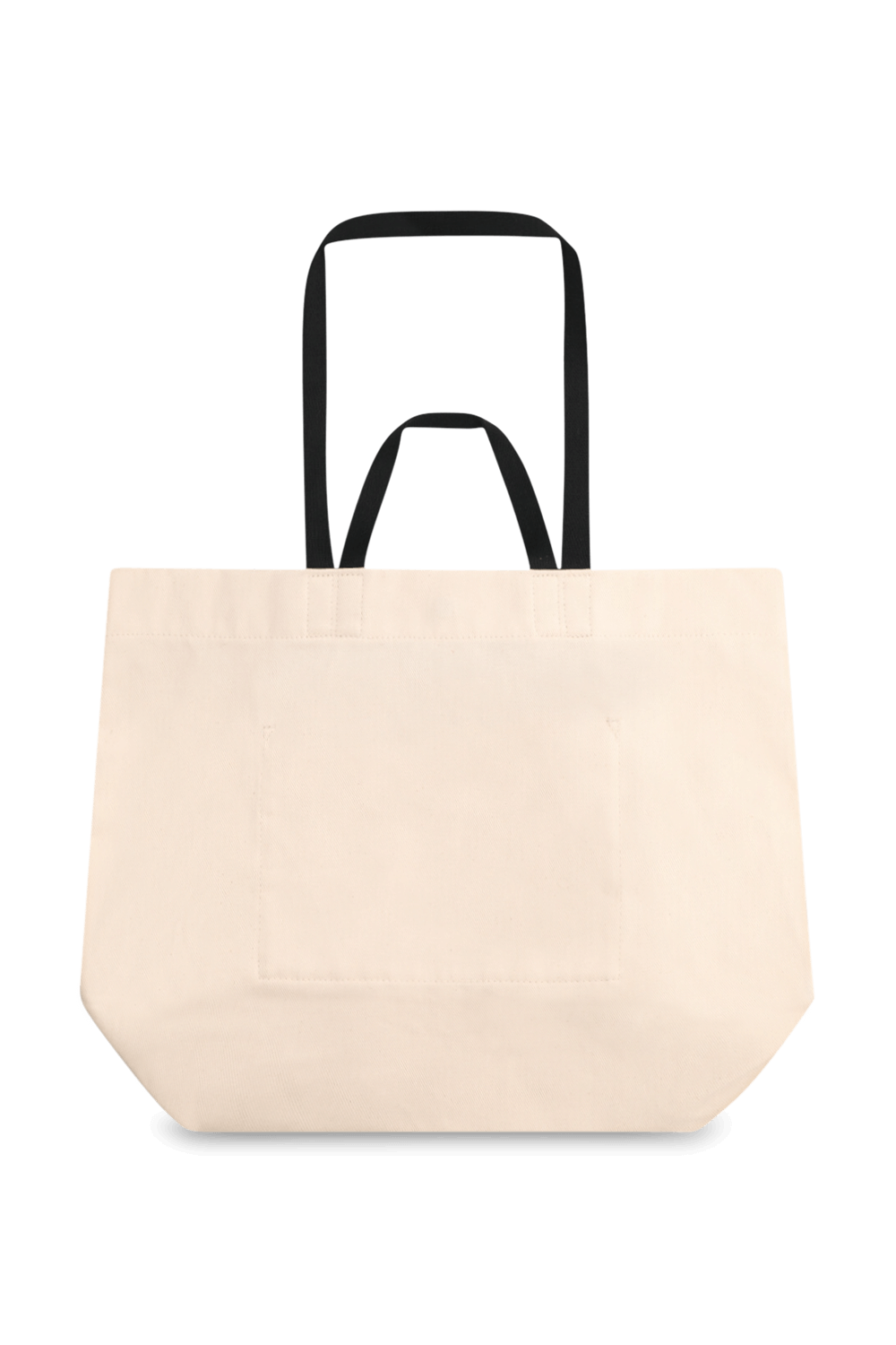 תמונה אחורית של Double Handle Canvas Tote