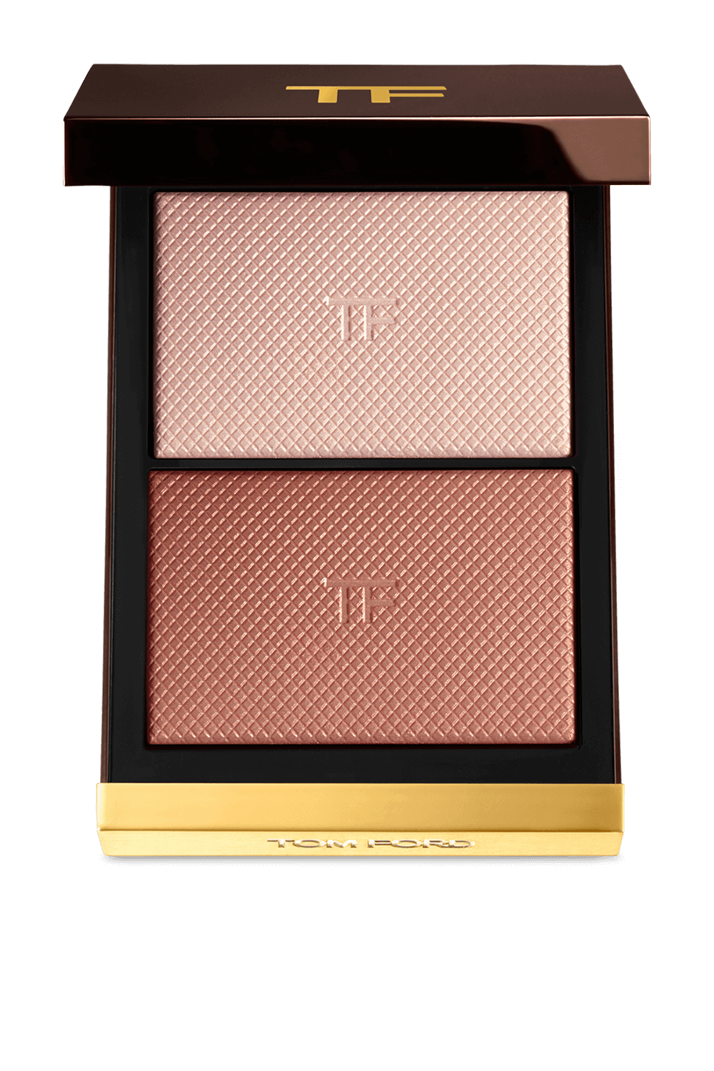 תמונה קידמית של SHADE & ILLUMINATE HIGHLIGHTING POWDER DUO Peachlight